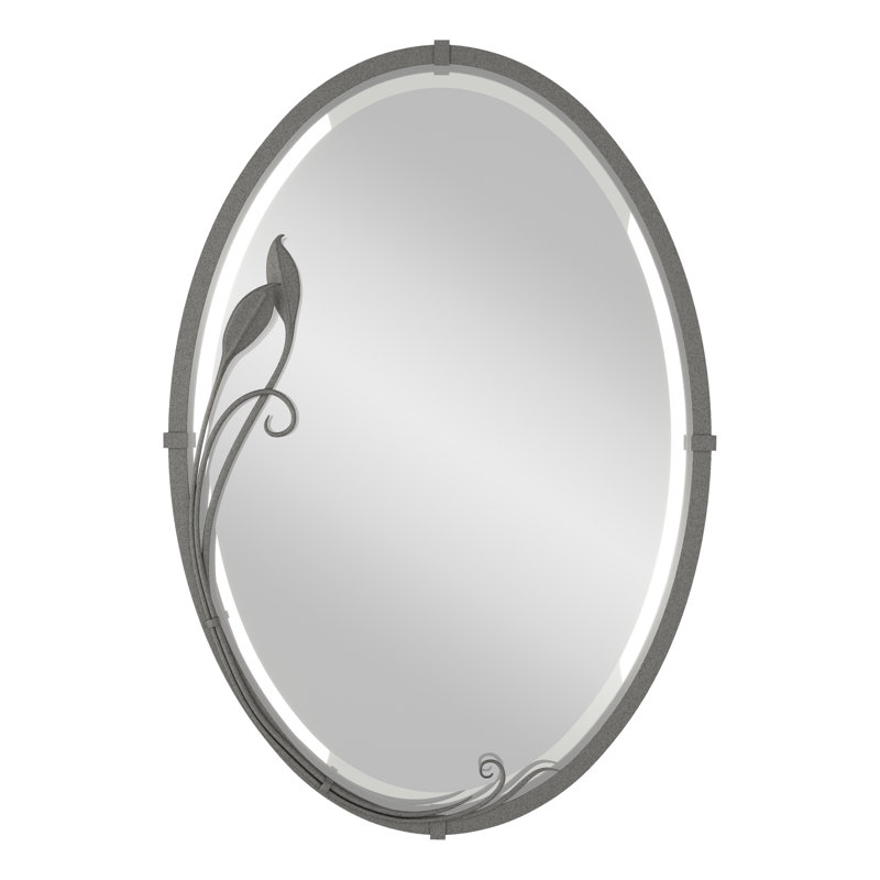 Miroir d'appoint biseauté, Fer naturel