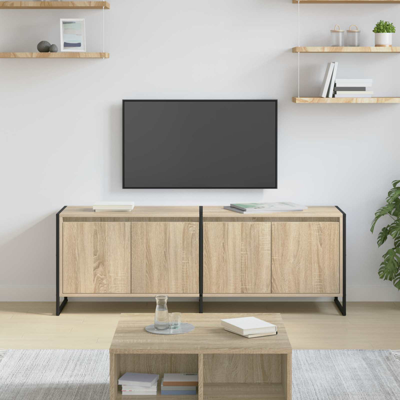 Unfinished TV Stand for TVs up to 65", Sonoma