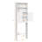 Keedyn 77" H Freestanding Over-the-Toilet Storage Rack and Cabinet-592045927