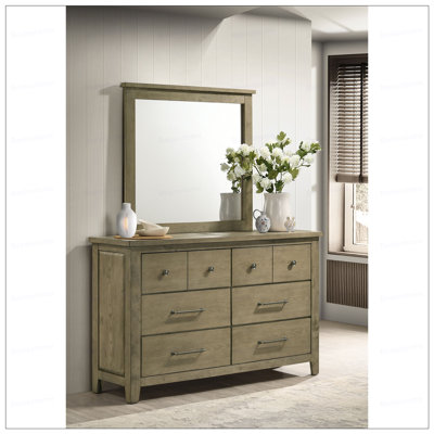 Commode 6 tiroirs avec miroir