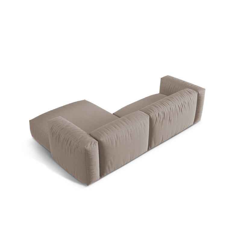 Carce 2 Seater Corner Sofa , Dark Beige