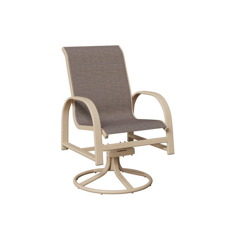 Chaise berçante berçante pivotante Berlin Gardens, Bleu cadet Shelby, Luna multicolore