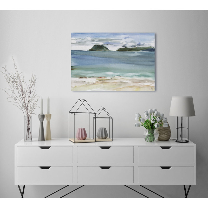 Serene Day by Nacha Cassinello - Wrapped Canvas Painting, 60cm H x 90cm W x 3cm D