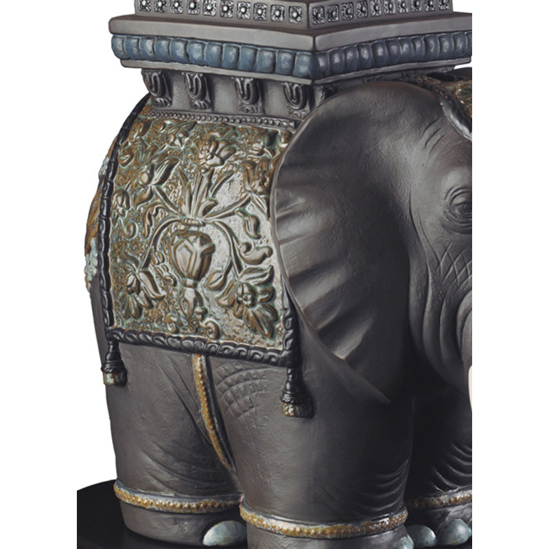 Lampe de table 27,56 po Siamese Elephant