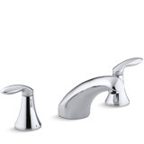 Coralais® Rim-Mount Bath Faucet Trim with 5-1/2" Spout and Lever Handles, Valve Not Included