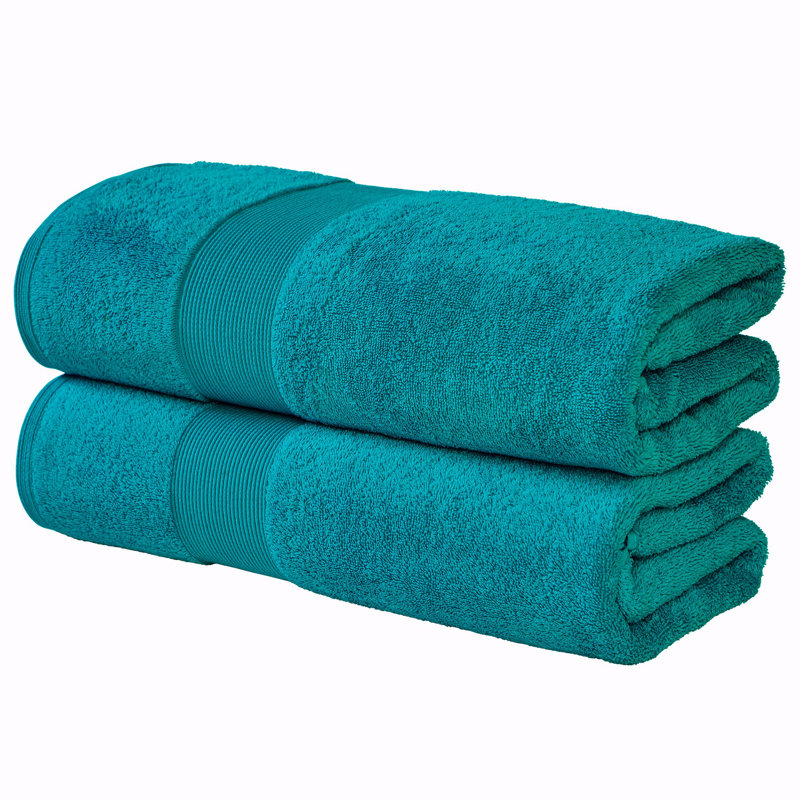 Honesdale 100% Cotton Plush Bath Sheet, Ice Blue
