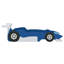 Lit plateforme simple en forme de voiture de course avec tablettes de rangement, cadre de lit de voiture en bois avec roues pour garçons et filles-1383393907