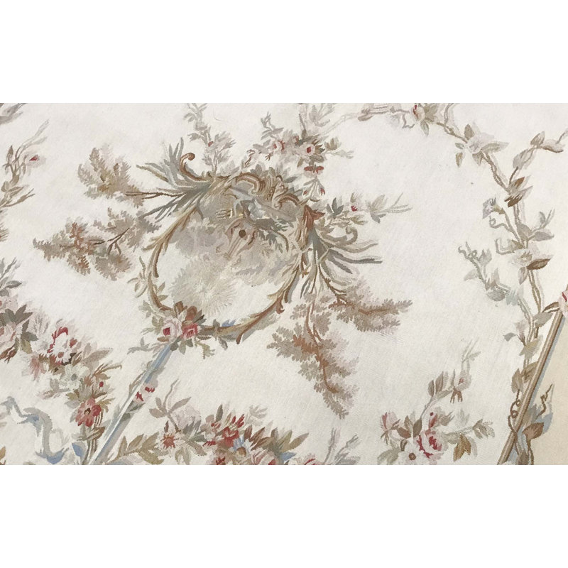 Hand-Knotted High-Quality Beige Area Rug