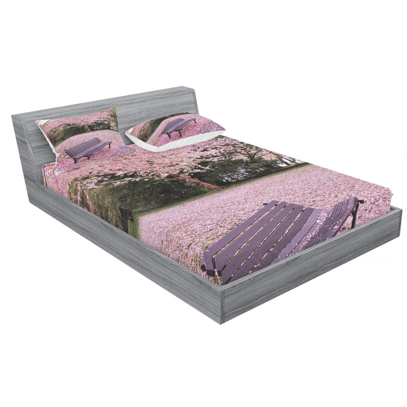 Microfiber Sheet Set, Queen Sheet Set with Fitted Sheet