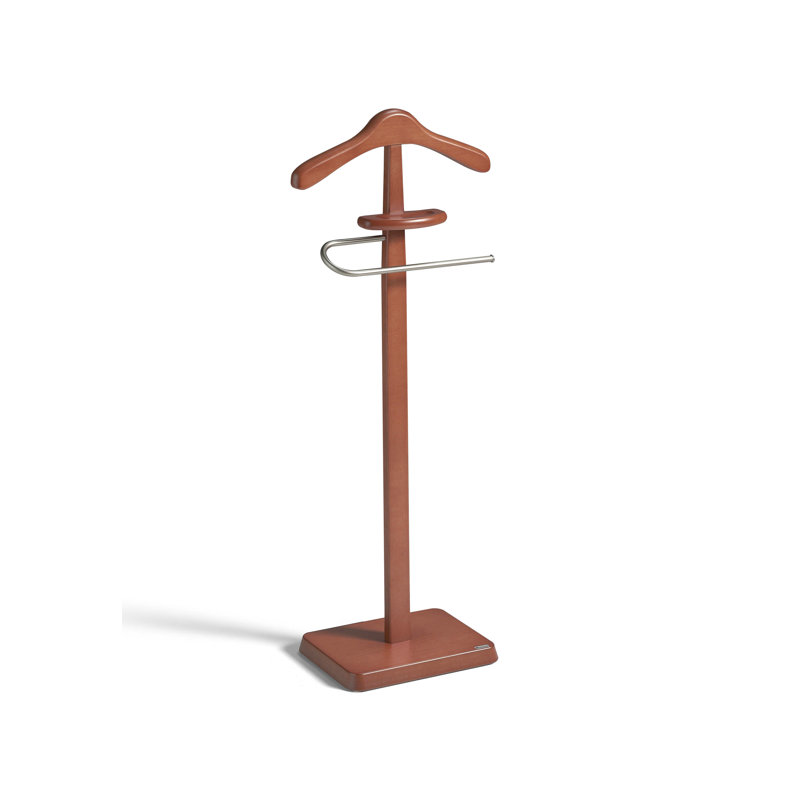 Freestanding Valet Stand, Cherry