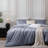 MooMee Duvet Cover Set Silky Sateen Look Luxury Sheen Zipper Closure & 8 Interior Ties 100% Long-Staple Cotton 600TC -105272390-105272386