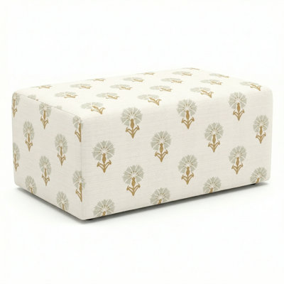 Pouf rectangulaire berlinois Lilly Hive 18X30x13 Berlin Gardes