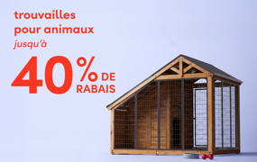 trouvailles pour animaux en solde