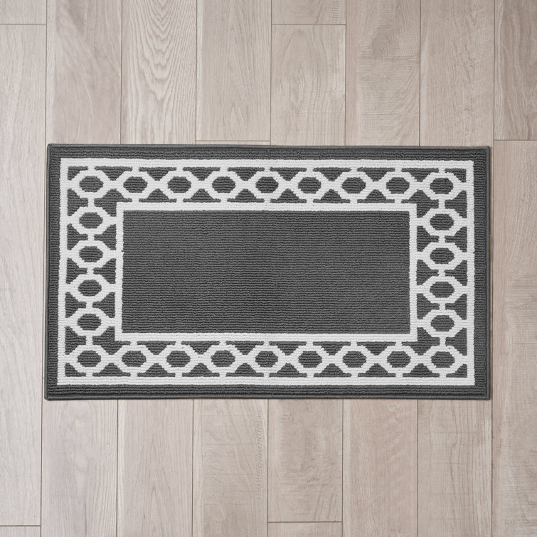 Jean Pierre New York Christine Border Machine Washable All Loop Tufted Rugs 1-Piece