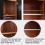 2 Door Manufactured Wood Wardrobe-2005850686