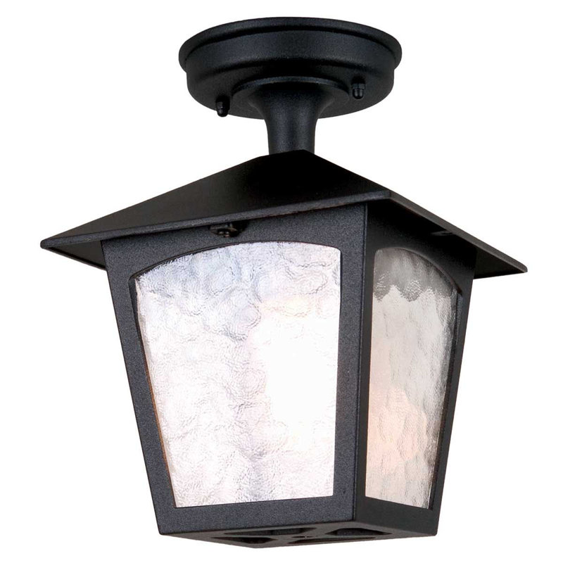 Valentina Black Outdoor Wall Lantern
