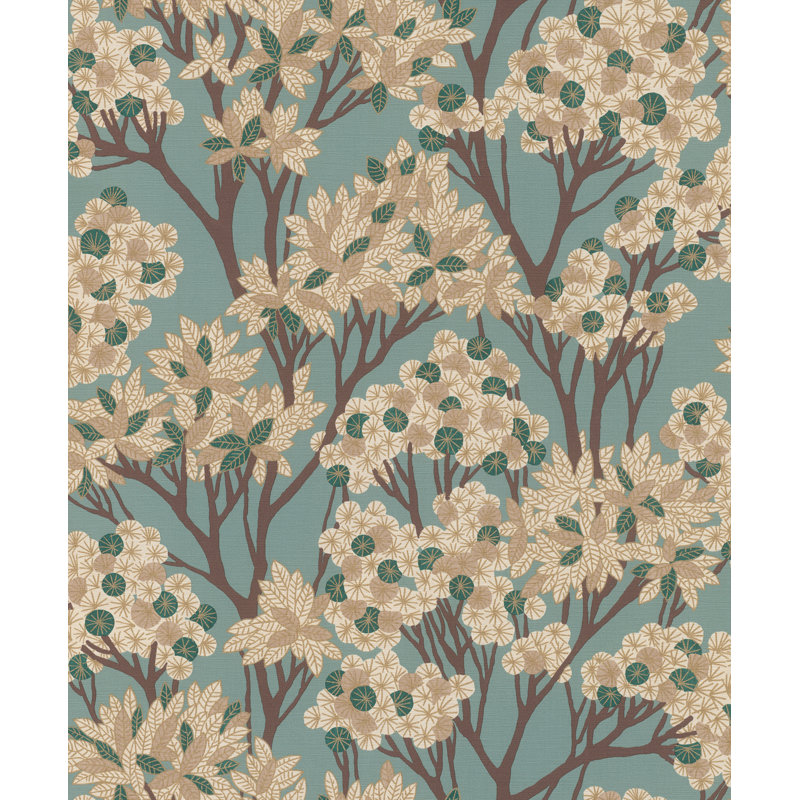 Papier peint Stickley Tree, Bleu