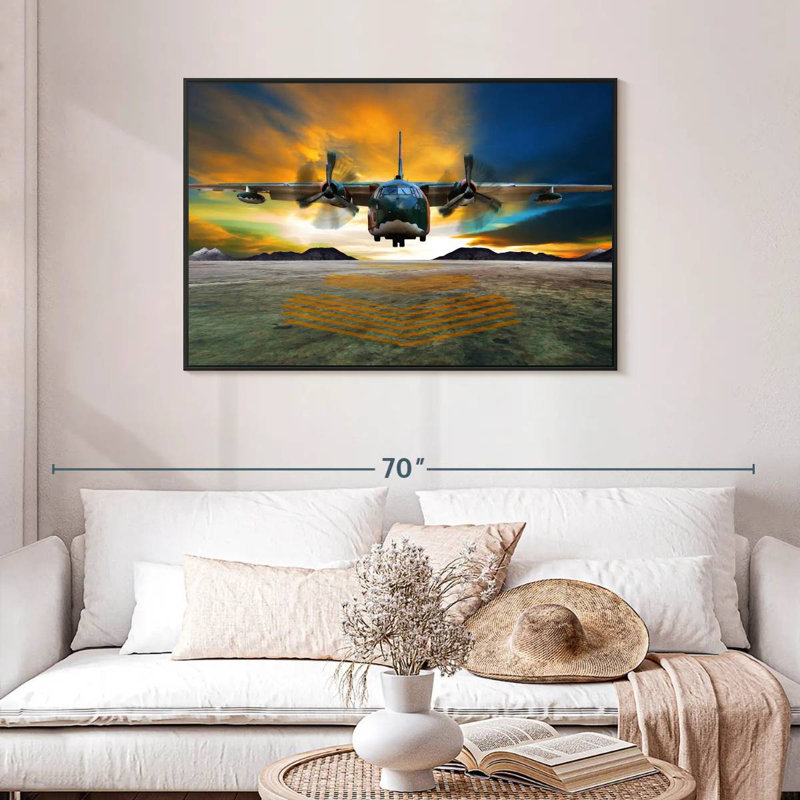 Mehar Air Force Aircraft, 29" H x 43" W