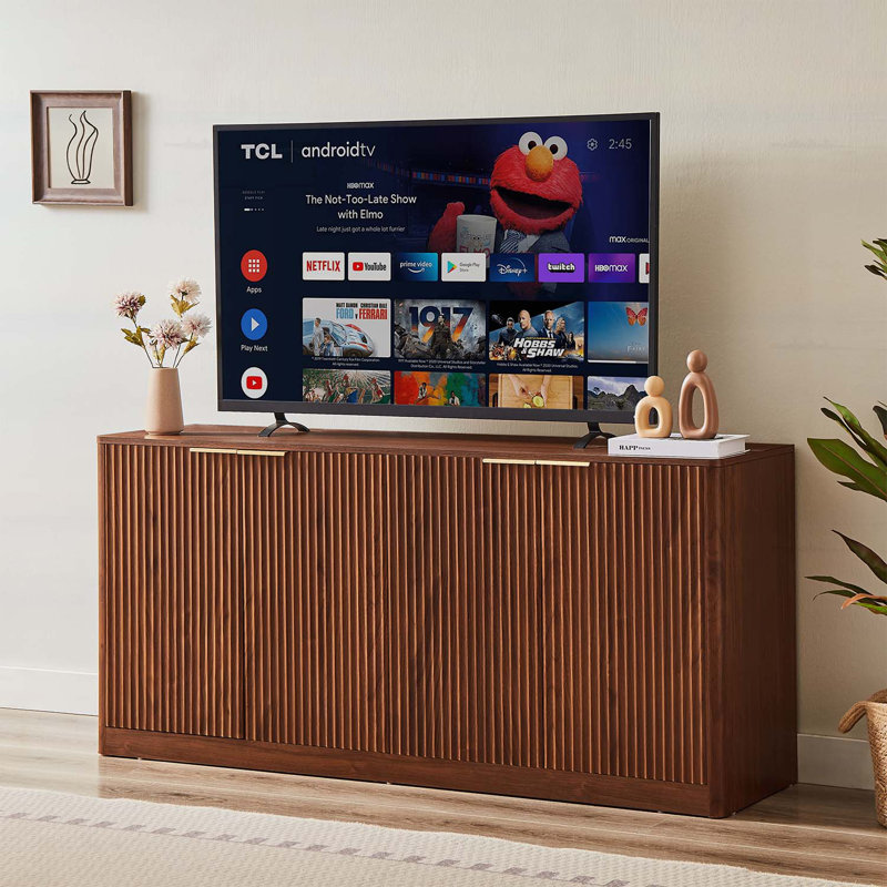 Buffet Modern Wavy, Noyer