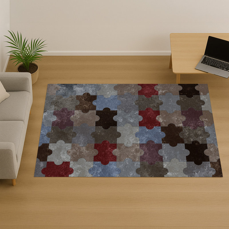 Geometric Area Rug, Rectangle 155 x 230 cm