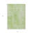 3' X 5' Green And Ivory Abstract Washable Indoor Outdoor Area Rug