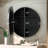 Gervon Lighted Surface Framed Round Medicine Cabinet Mirror Adjustable Shelf & AC Outlets-110136136-98501386