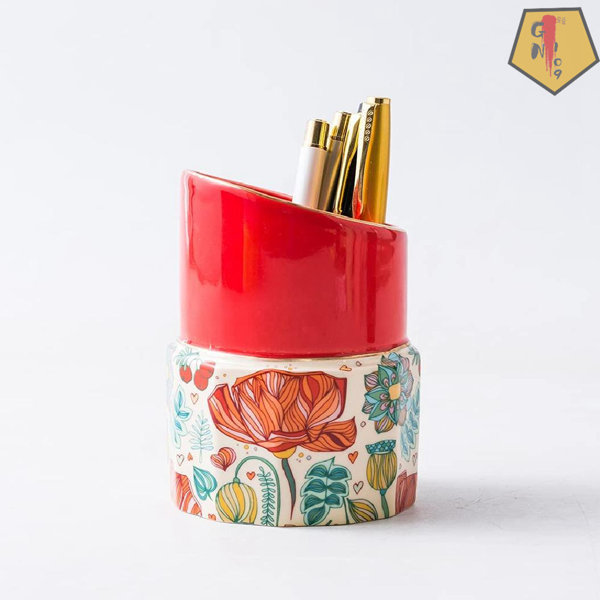 Ceramic Pen Holder For Desk at Charles Blackshear blog