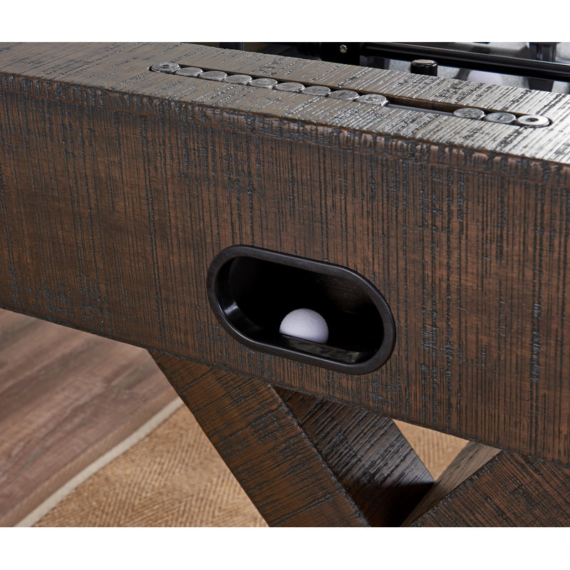 Homestead Cappuccino Rustic Foosball Table with Steel Rods