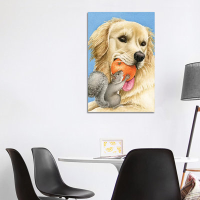 Let Me Retreive My Orange by Tracy Lizotte - Wrapped Canvas Gallery-Wrapped Canvas Giclée