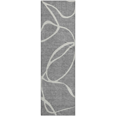 Premium Machine Washable Corum AMF999 Swirls Rug