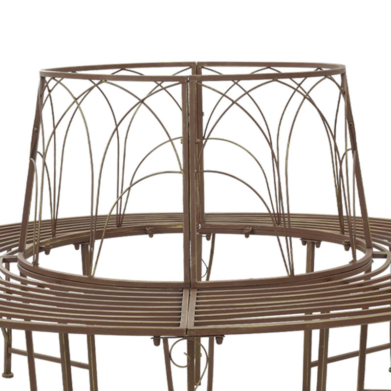 Outdoor Bench, Antique Brown