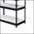 4 Tier Rectangular Bookcase With Adjustable Shelves, Perfect For Modern And Versatile Storage Solutions.