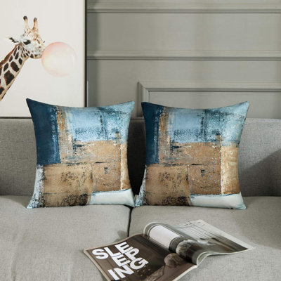 Striped Chenille Reversible Pillow Cover