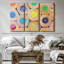 «Stacks Of Dessin Crayons» sur toile-2039638690