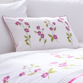Floral Rectangular Cushion Cover