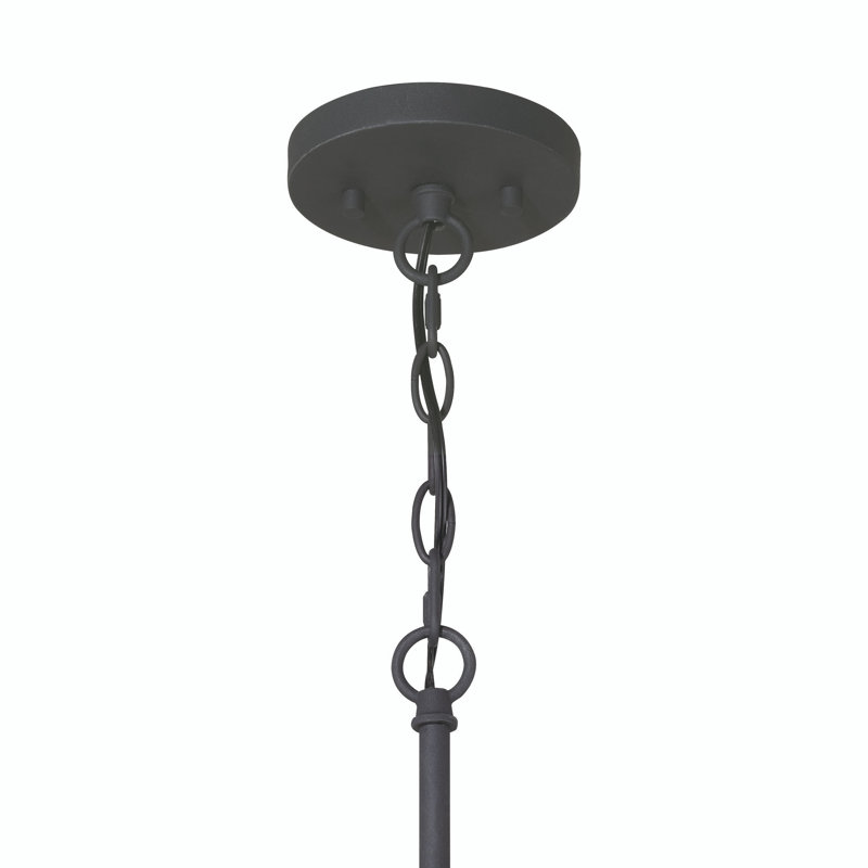 Lustre tambour 4 lumières à intensité variable en acier
