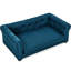 Grand lit pour chien moderne et confortable, avec des meubles bleus pour animaux de compagnie