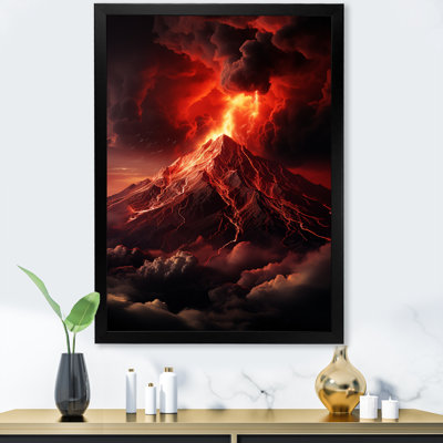 «Volcano Volcanic Explosion VI», reproduction sur toile