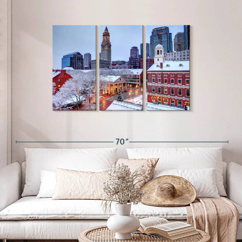 Nicci Boston Wintertime, 28" H x 45" W