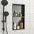 Stainless Steel Shower Niche Double Shelf-444784159