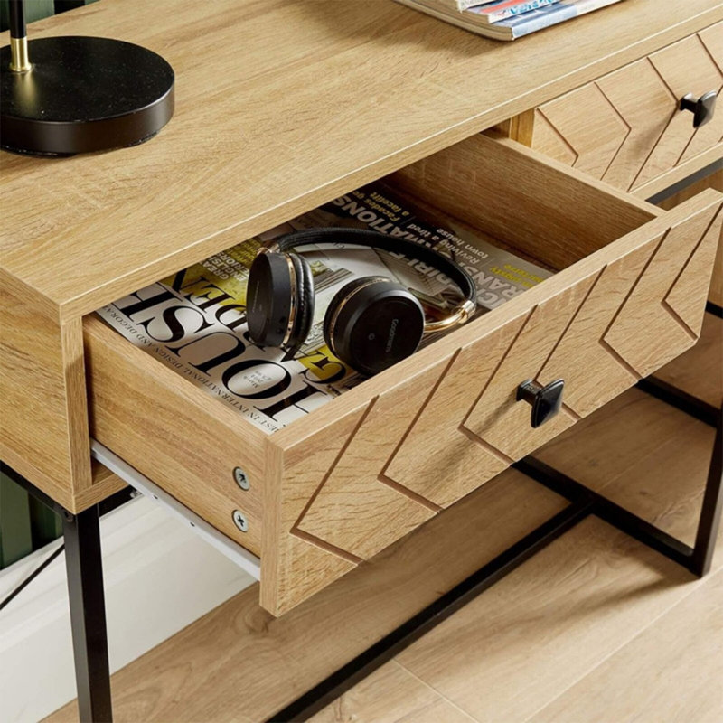 Console Burlywood, H 31,5 po x L 47,24 po x l 11,81 po