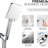 High-pressure Shower Head With Detachable Square Handheld Shower Head