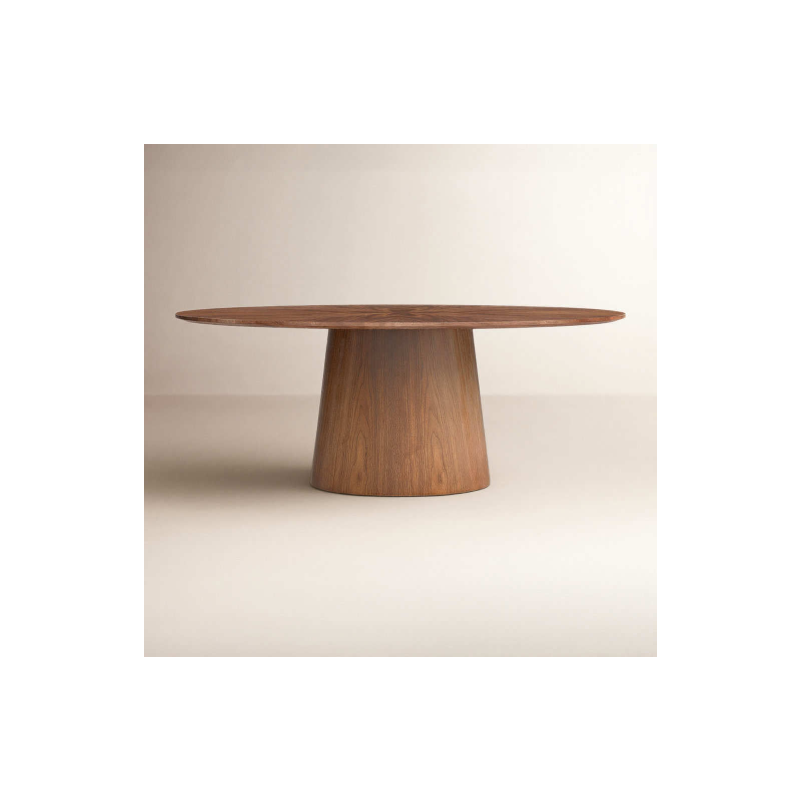 Adara 78.5" Oval Dining Table, American Walnut