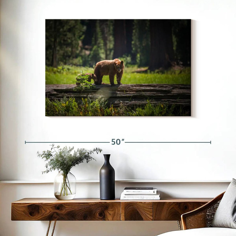 Crowle Sequoia Wild Bears, 26" H x 39" W