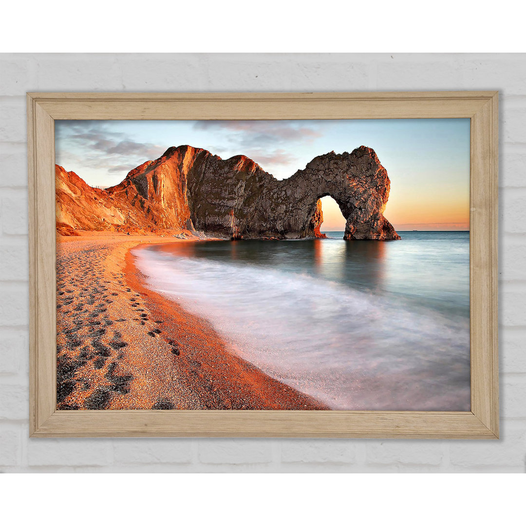 Gerahmtes Leinwandbild Durdle Door England