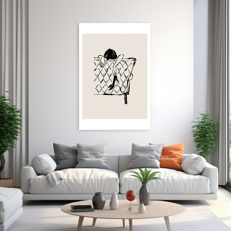 Art contemporain, art contemporain abstrait, H 60 po x l 40 po