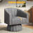 Upholstered Oversize Swivel Armchair-25546018