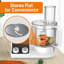 Disque à trancher / déchiqueter le robot culinaire Nutrichef - Remplacement du disque à trancher / déchiqueter pour le robot culinaire multifonctionnel Nuthausf Numéro de modèle: Ncfp8, acier inoxydable - Nutrichf Prtencfp8Shrsli-100146938