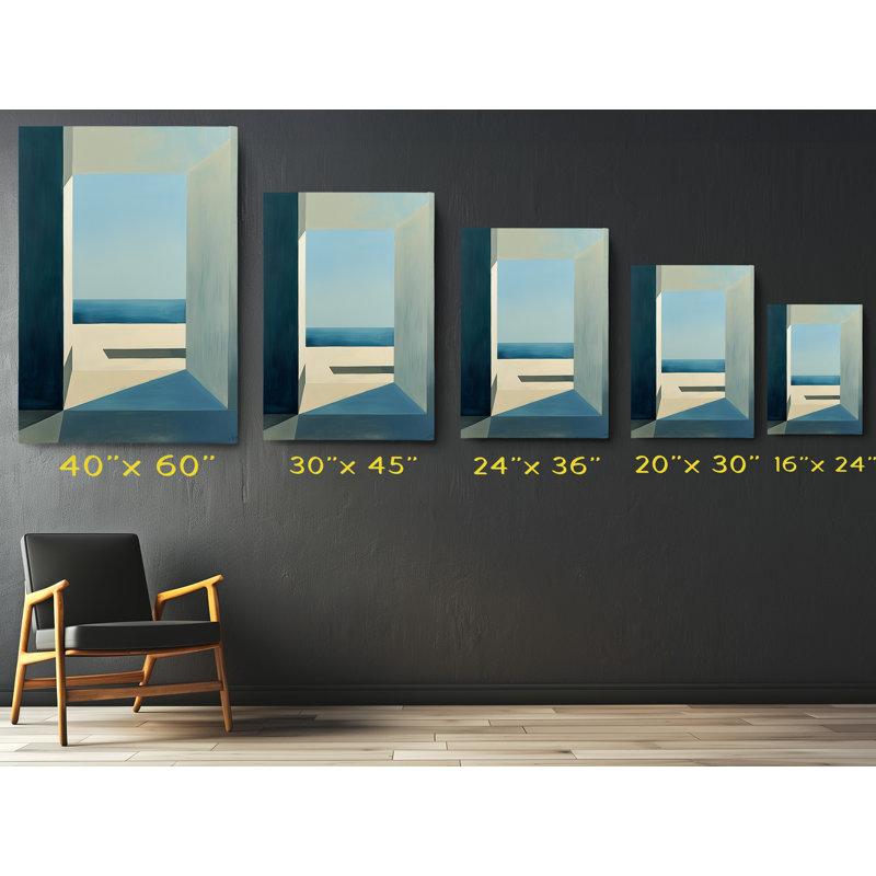 «Modern Minimalist», reproduction d'art sur toile, H 45 po x l 30 po