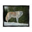 «Wild Coyote Wolf Gazing Snowy Forest Clearing» par David Stribble - peinture sur toile tendue-75445771-75445770